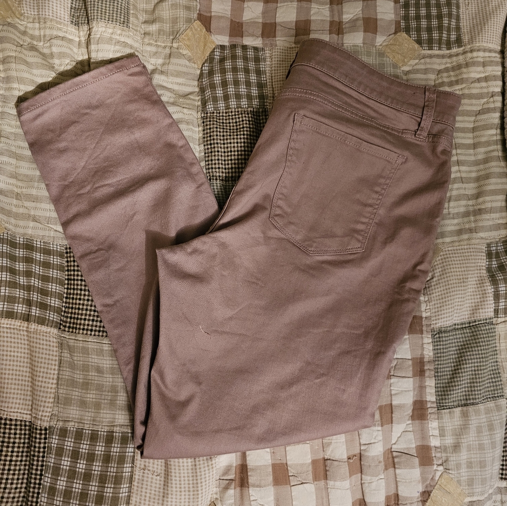 St John's Bay Jeans. Pink/Mauve. Size 16P. Great Condition.